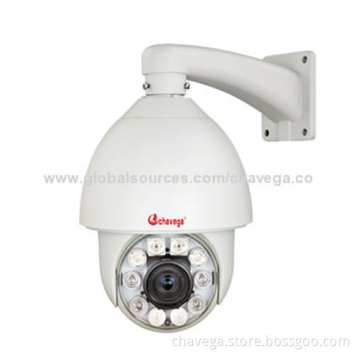 Auto-tracking 480TVL 27x Zoom Mini PTZ Outdoor IR Dome Camera with 150m IR Distance